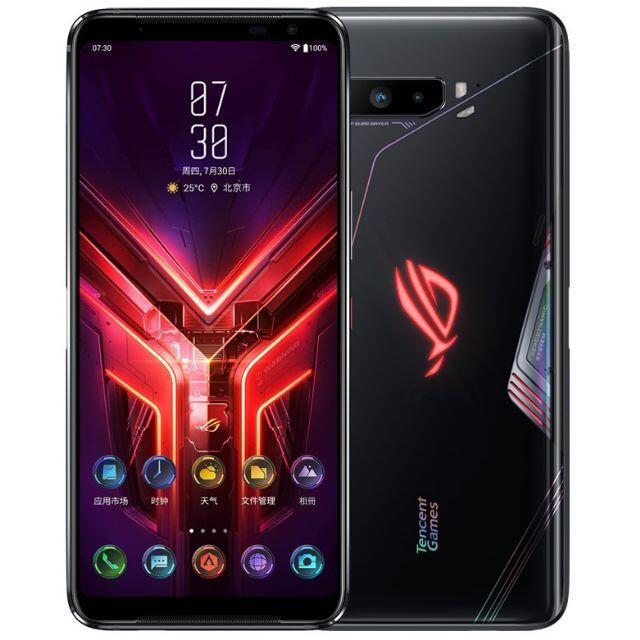 新品★最高性能スナドラ865+バージョン ASUS ROG Phone 3 5GブラックIMEI1