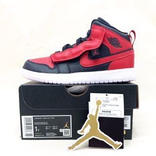 ナイキ(NIKE)の20cm ナイキ JORDAN 1 MID ALT (PS ) BLK RED(スニーカー)