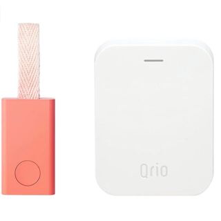 Qrio ただいまキット ベビーピンク 子供 見守り 防犯 スマートタグ(その他)