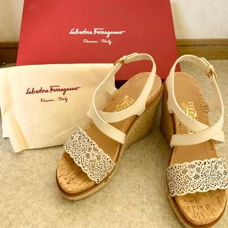 SalvatoreFerragamo ウェッジソールサンダル