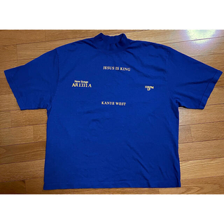 オフホワイト(OFF-WHITE)のKanye West Jesus Is King  Tシャツ  Blue  M(Tシャツ/カットソー(半袖/袖なし))