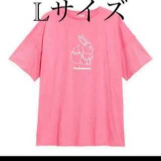 ジーユー(GU)のGU ポケモン　イーブイ　Lサイズ　チュニックT(5分袖)POKEMON (Tシャツ(半袖/袖なし))