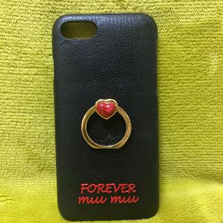 ミュウミュウ(miumiu)のmiumiu IPhone 8,7 カバー(iPhoneケース)