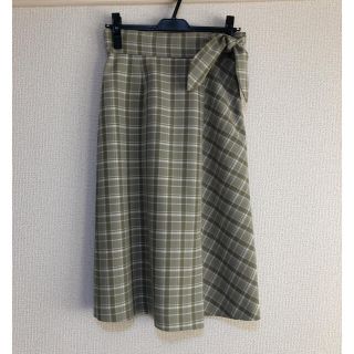 トランテアンソンドゥモード(31 Sons de mode)の【新品】31 sons de mode チェックスカート(ひざ丈スカート)