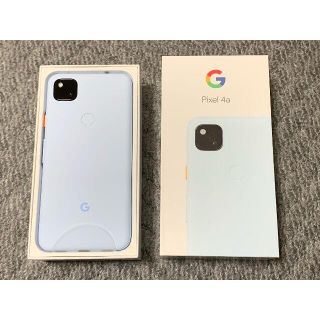 【新品未使用】Google Pixel4a Barely Blue 128GB(スマートフォン本体)