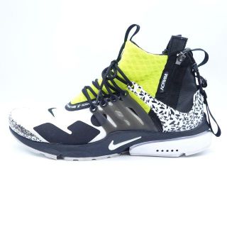 ナイキ(NIKE)のNIKE 18aw ACRONYM AIR PRESTO MID YELLOW (スニーカー)