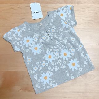 ニシマツヤ(西松屋)の【新品タグ付き】花柄Ｔシャツ　80cm(Ｔシャツ)