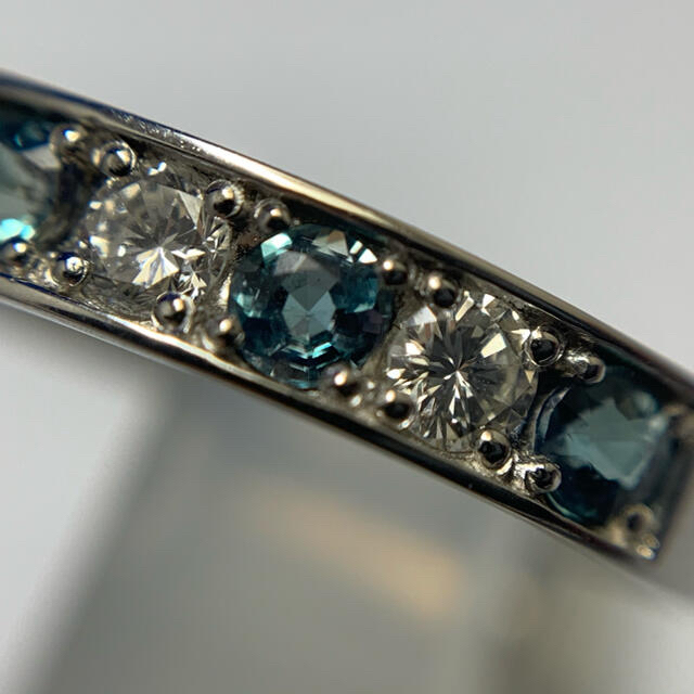 2022春の新作 Ptアレキサンドライトリング0.34ct Pt950 ダイヤ0.19ct