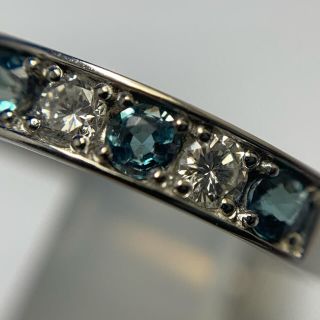 Ptアレキサンドライトリング0.34ct ダイヤ0.19ct Pt950(リング(指輪))