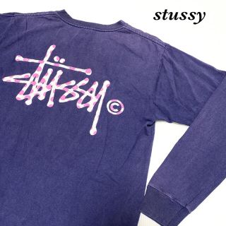 ステューシー(STUSSY)のメンズ　レディース　ロンT stussy ステューシー　デカロゴ　vintage(Tシャツ/カットソー(七分/長袖))