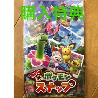 ニンテンドースイッチ(Nintendo Switch)のポケモンスナップ switch予約特典 ノート(家庭用ゲームソフト)