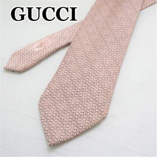 グッチ(Gucci)のGUCCI　グッチ　ネクタイ　GG柄　ピンク　メンズスーツ用　ビジネス　silk(ネクタイ)