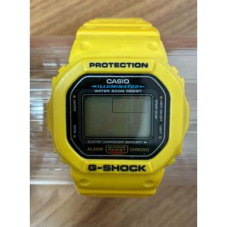 ジーショック(G-SHOCK)の中古 CASIO G-SHOCK DW-5600 イエロー(腕時計(デジタル))