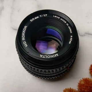 コニカミノルタ(KONICA MINOLTA)のミノルタ MD ROKKOR 50mm F1.7 (Φ49mm)(レンズ(単焦点))