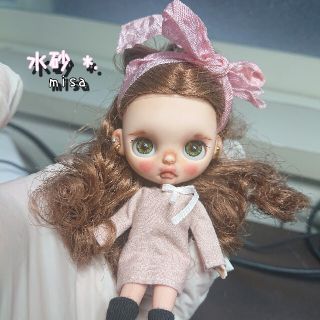  ❁ 𖤣𖥧𖥣｡𖤣𖥧 【 水砂 】プチブライス カスタム ❤︎⃜(人形)