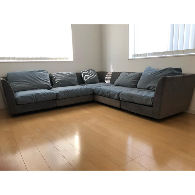 Cassina(カッシーナ)のアルフレックス　A SOFA  クッション　ジョイントゴム　BRIGA セット　 インテリア/住まい/日用品のソファ/ソファベッド(ソファセット)の商品写真