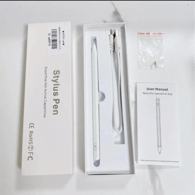 iPad ペンシル タッチペン 極細 スタイラスペン ペン先1.0mm スマホ/家電/カメラのスマホアクセサリー(その他)の商品写真