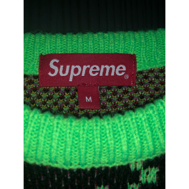 Supreme(シュプリーム)のSupreme Digital Flag Sweater "Green" メンズのトップス(ニット/セーター)の商品写真