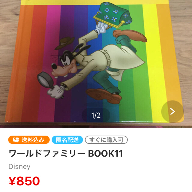 Disney(ディズニー)のecoshop picha様専用です！ワールドファミリー　BOOK 4冊セット キッズ/ベビー/マタニティのおもちゃ(知育玩具)の商品写真