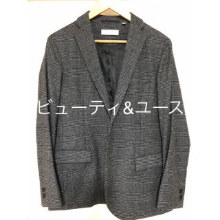 ビューティアンドユースユナイテッドアローズ(BEAUTY&YOUTH UNITED ARROWS)のビューティ&ユース　テーラードジャケット　グレー　M(テーラードジャケット)