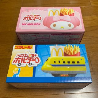 マクドナルド(マクドナルド)のマクドナルド★ドリンク&ポテトホルダー★ドクターイエロー★マイメロディ(車内アクセサリ)