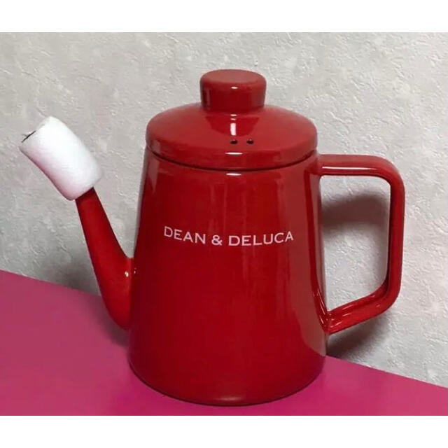 DEAN＆DELUCA ホーローケトル レッド 1.6L 箱付き《新品未開封》