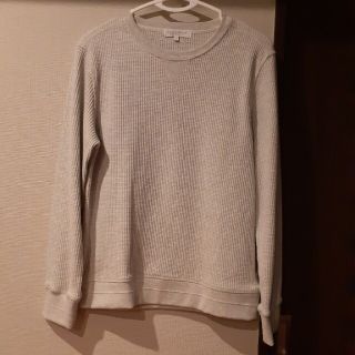 ユナイテッドアローズ(UNITED ARROWS)のメンズ　トップス　長袖　丸首　ユナイテッドアローズ　ライトグレー　S(Tシャツ/カットソー(七分/長袖))