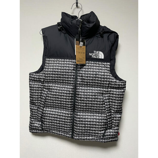 Supreme(シュプリーム)のSupreme North Face Studded Nuptse vest S メンズのジャケット/アウター(ダウンベスト)の商品写真