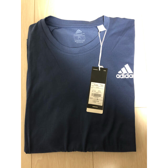 adidas(アディダス)のアディダス　Ｔシャツ　ブルー メンズのトップス(Tシャツ/カットソー(半袖/袖なし))の商品写真