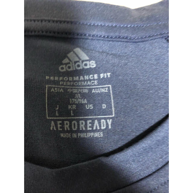 adidas(アディダス)のアディダス　Ｔシャツ　ブルー メンズのトップス(Tシャツ/カットソー(半袖/袖なし))の商品写真