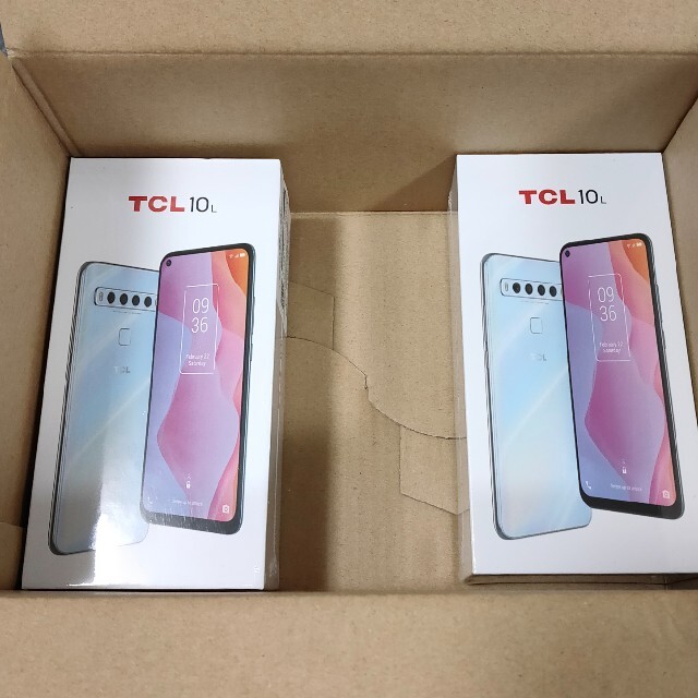 新品未開封 TCL 10 Lite Arctic White 2台スマートフォン/携帯電話