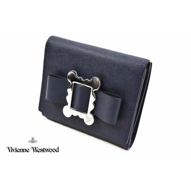 Vivienne Westwood(ヴィヴィアンウエストウッド)のヴィヴィアンウエストウッド 三つ折りレディース メタルフレーム レディースのファッション小物(財布)の商品写真