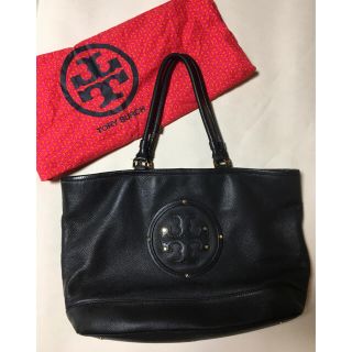 トリーバーチ(Tory Burch)のトリーバーチ  本革　黒(トートバッグ)