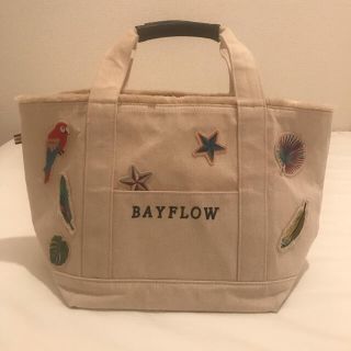 ベイフロー(BAYFLOW)のBAYFLOW キャンバストートワッペンMサイズ(トートバッグ)