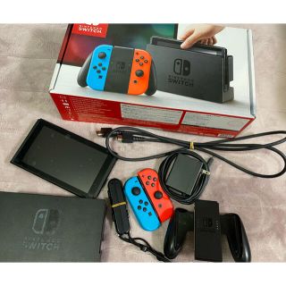 ニンテンドースイッチ(Nintendo Switch)のNINTENDO SWITCH JOY-CON ネオンフルー/ネオンレット(家庭用ゲーム機本体)