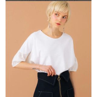 ユナイテッドアローズ(UNITED ARROWS)のUNITED TOKYO シュークリームシャーリングトップ(シャツ/ブラウス(長袖/七分))