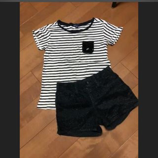 ギャップキッズ(GAP Kids)のgap 女の子　ショートパンツ　Tシャツ　セット(パンツ/スパッツ)