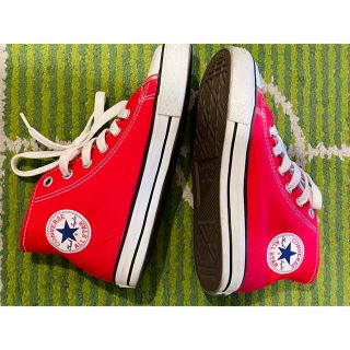 コンバース(CONVERSE)の値下げ 19cm コンバース　赤(スニーカー)