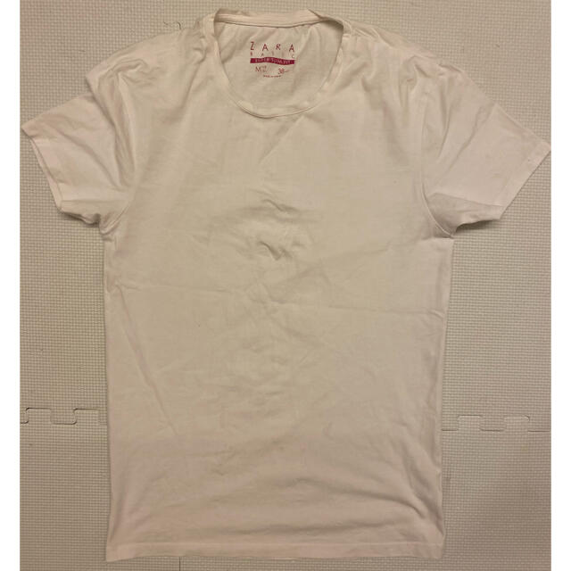 ZARA(ザラ)のザラ　ZARA  Tシャツ　ホワイト　白 メンズのトップス(Tシャツ/カットソー(半袖/袖なし))の商品写真