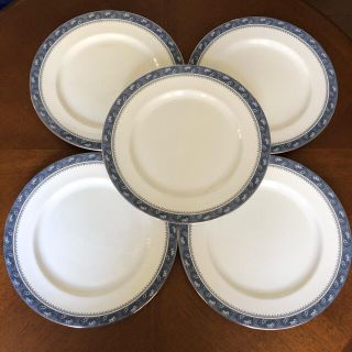 エインズレイ(Aynsley China)の【レア美品】エインズレイ★ブルーミスト★ディナー皿　5枚(食器)