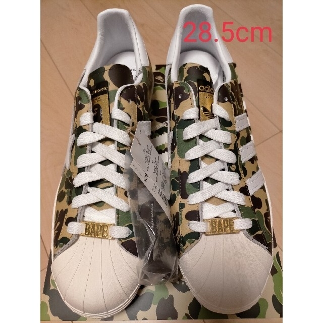 adidas × BAPE  SUPERSTAR 80’S   28.5cm