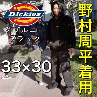 ディッキーズ(Dickies)の【野村周平着用】ディッキーズ ダブルニー ワークパンツ ブラック(ワークパンツ/カーゴパンツ)