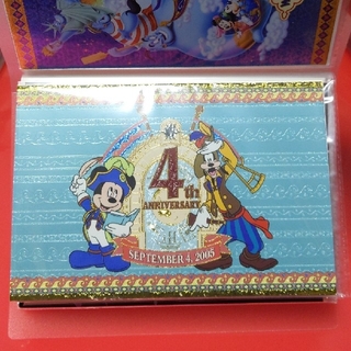 ディズニー(Disney)の33⭐　4周年　ディズニーシー　ポストカード(キャラクターグッズ)