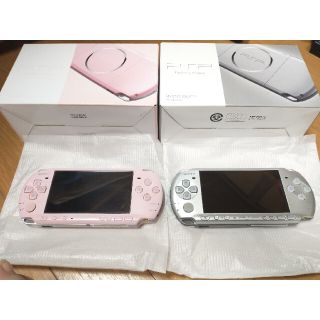 ソニー(SONY)のPSP2台+付属品2台分+2箱(携帯用ゲーム機本体)