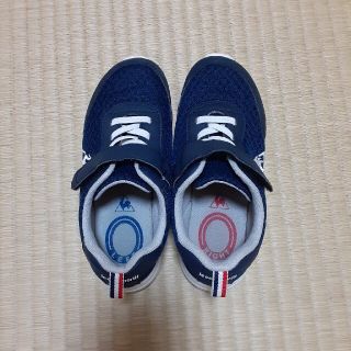 ルコックスポルティフ(le coq sportif)のスニーカー　19㎝　紺色(スニーカー)