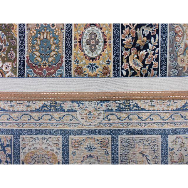 225万ノット!超高密度織 絨毯 本場 イラン産 70×120cm‐200241 | www