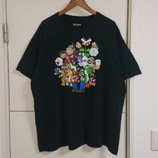 ニンテンドウ(任天堂)のスーパーマリオブラザーズ Tシャツ ゲームキャラクター古着 ビッグシルエット(Tシャツ/カットソー(半袖/袖なし))