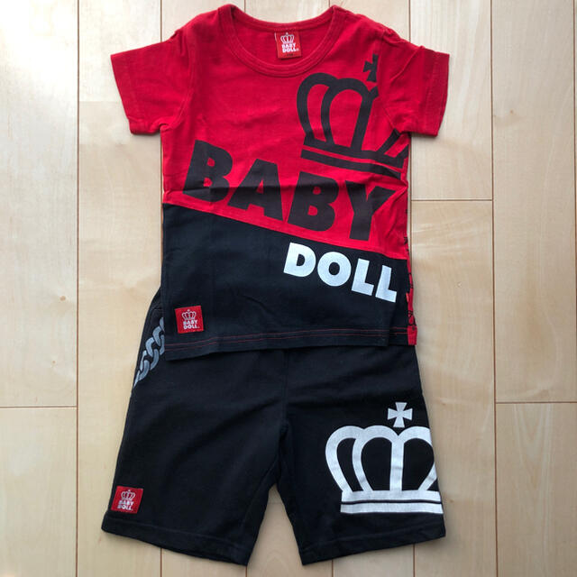 BABYDOLL(ベビードール)のBABYDOLL ベビードール Tシャツ & パンフパンツ 110cm キッズ/ベビー/マタニティのキッズ服男の子用(90cm~)(Tシャツ/カットソー)の商品写真