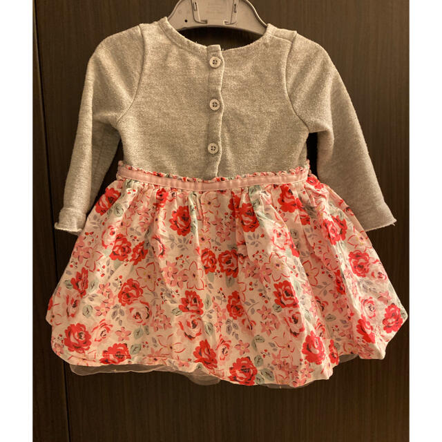 Cath Kidston(キャスキッドソン)のキャスキッドソン　ベビー花柄ワンピース　60cm キッズ/ベビー/マタニティのベビー服(~85cm)(ワンピース)の商品写真