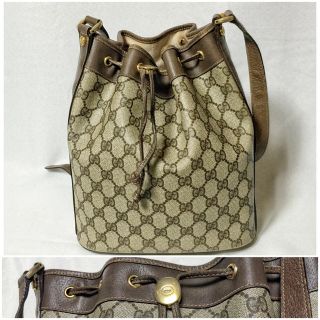 グッチ(Gucci)の オールドGUCCI Gメタル巾着 ショルダー バッグ(ショルダーバッグ)